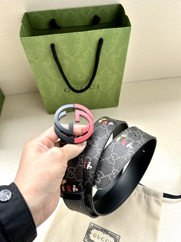 グッチベルト激安角部分ディテール